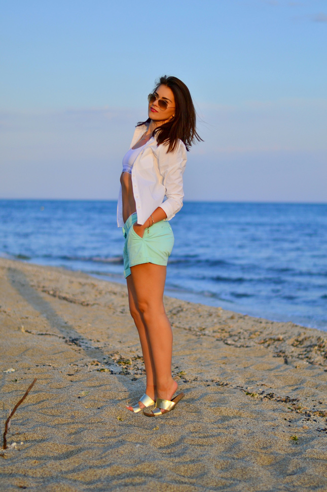 Metallic-leather-sandals-Esprit